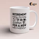 retirement mug