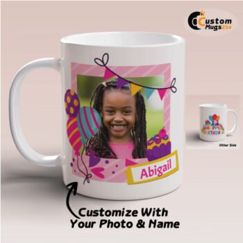 Custom Photo Birthday Mug