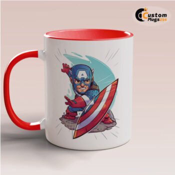 Captain America Mug Design