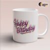 Outline Birthday Mug Design