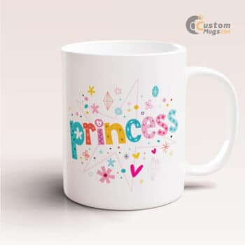 Colorful Princess Mug Design