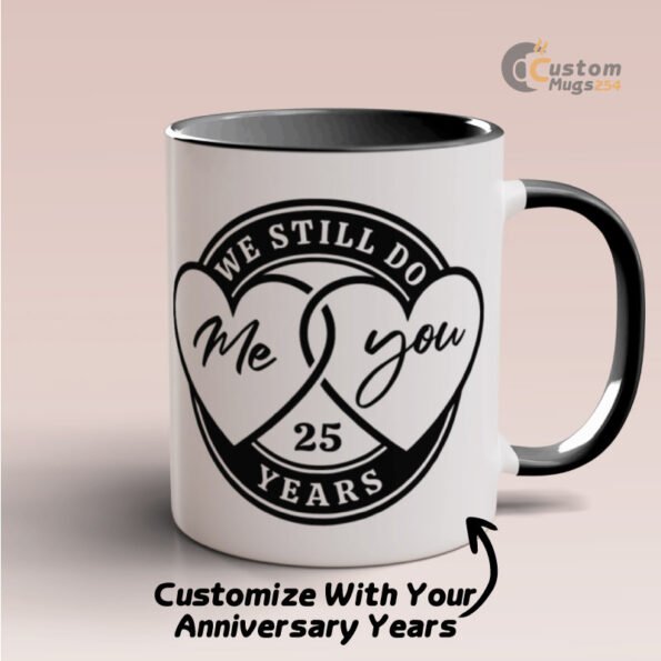 anniversary mug