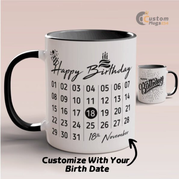 custom birthday mug