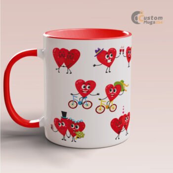 love heart mug