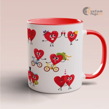 love heart mug