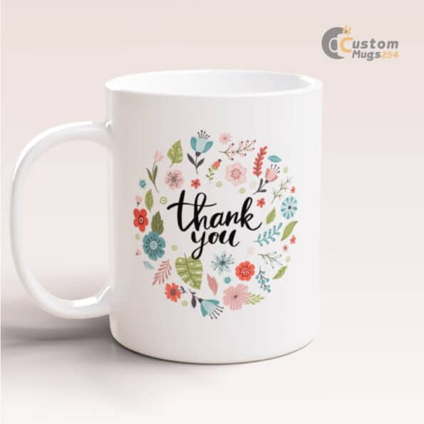 thank you mug