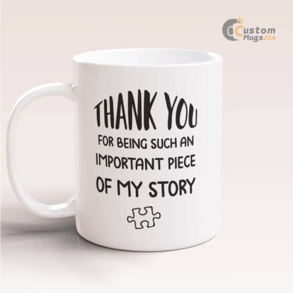 thank you mug
