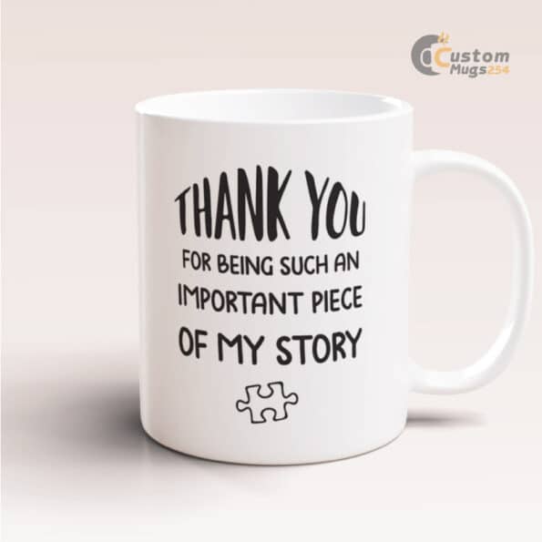 thank you mug