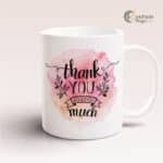 thank you mug