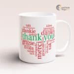 thank you mug