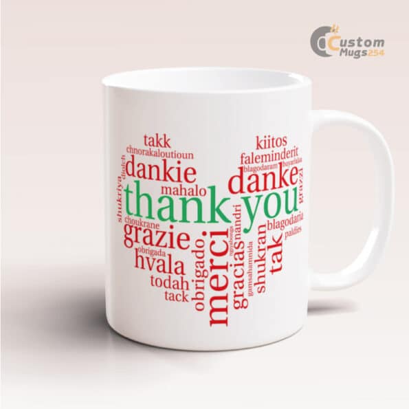 thank you mug