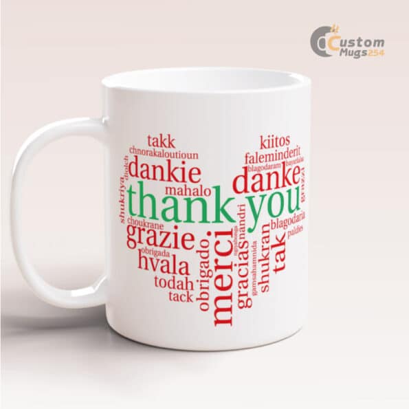 thank you mug